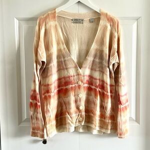 Tie-Dye Cardigan Sweater